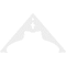 Ekena Millwork Pitch Heath Architectural Grade PVC Gable Pediment, 72"W x 42"H x 1"P (14/12) GPP072X042X100HEA - alternate 5